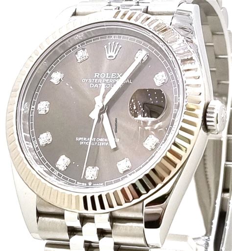 rolex datejust 41 brillanten|Rolex Datejust 41 woman.